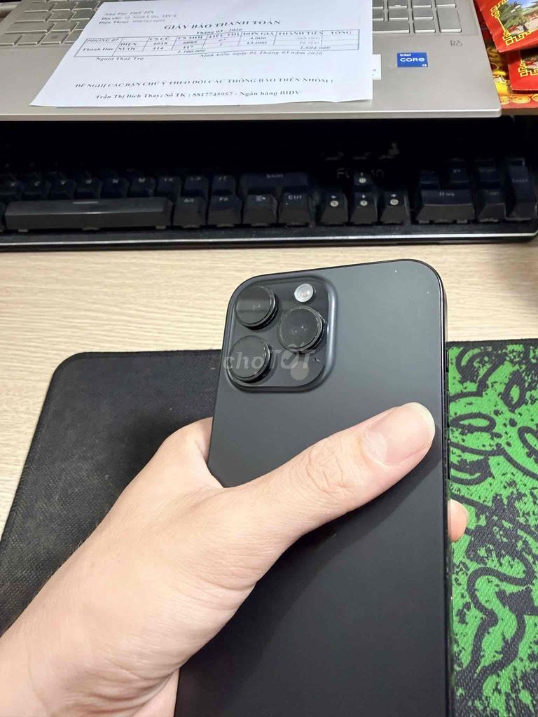 iPhone 16 Pro Max Đen Lock. Mua bán Điện thoại tại Quận Hà Đông Hà Nội được đăng bởi duy hình 1