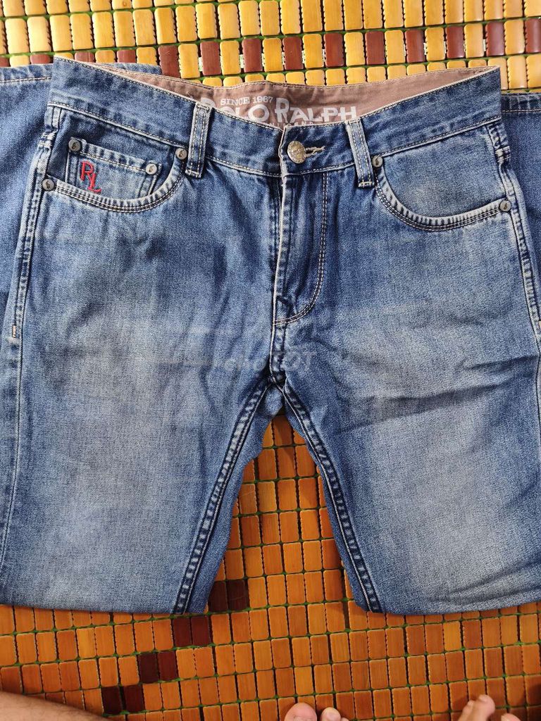 Quần jean Ralph Lauren Nam Xanh 82cm 98cm 9/10. Mua bán Quần áo tại Huyện Phú Giáo Bình Dương được đăng bởi Đồ 2hand Chính Hãng hình 1