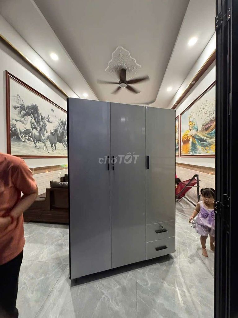 Tủ quần áo Nhựa Đài Loan 3 cánh ạhh. Mua bán Tủ, kệ gia đình tại Quận Tân Phú Tp Hồ Chí Minh được đăng bởi hạnh hình 1