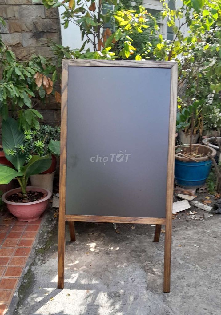 Bảng đen menu trưng bày quán. Stander KT 60x120cm