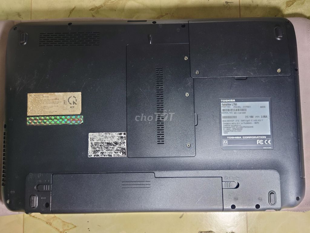 Laptop TOSHIBA Satellite L755 i5-2520M 2.5GHz 4GB.. Mua bán Laptop tại Quận 10 Tp Hồ Chí Minh được đăng bởi Phi Phạm hình 3