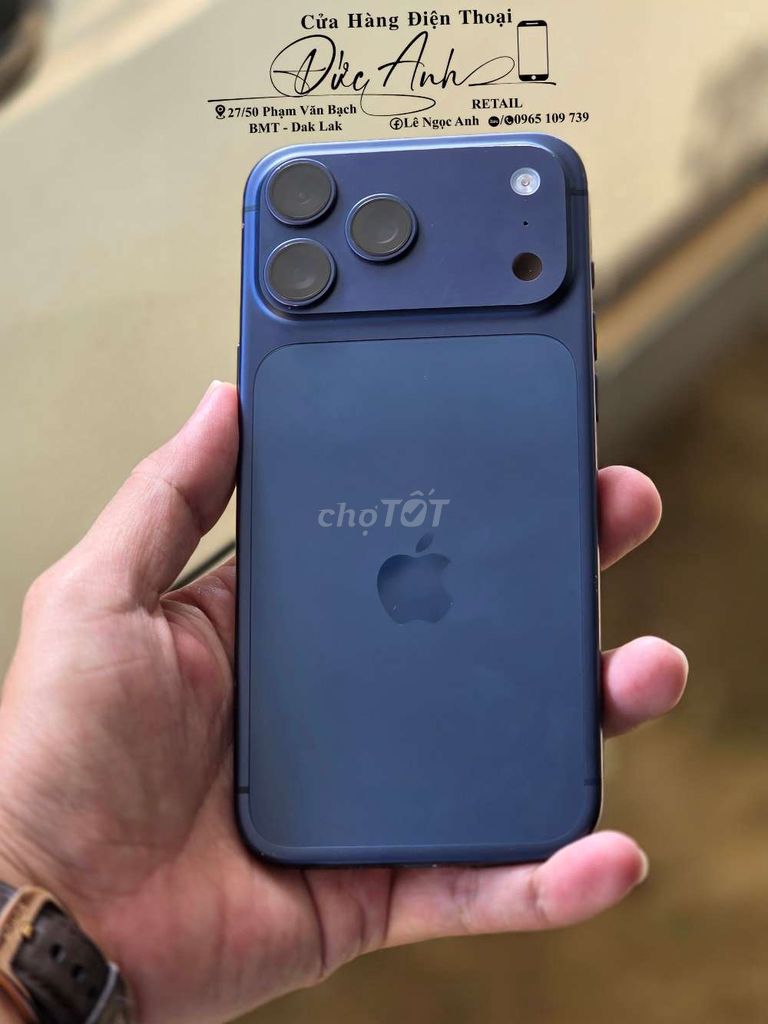 Apple iPhone 17 Pro Max 256GB Xanh Quốc tế. Mua bán Điện thoại tại Thành phố Buôn Ma Thuột Đắk Lắk được đăng bởi Đức Anh Retail hình 1