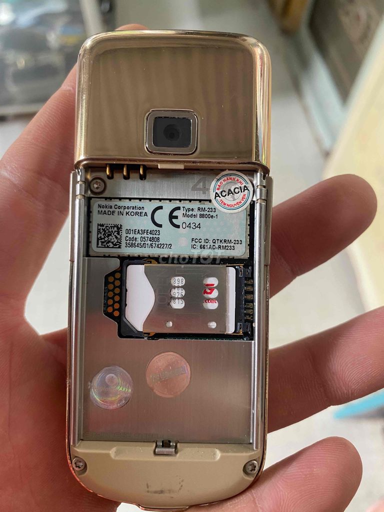 nokia 8800e-1 máy zin nguyên con chưa sửa chữa. Mua bán Điện thoại tại Thành phố Mỹ Tho Tiền Giang được đăng bởi Nguyen thanh binh hình 6