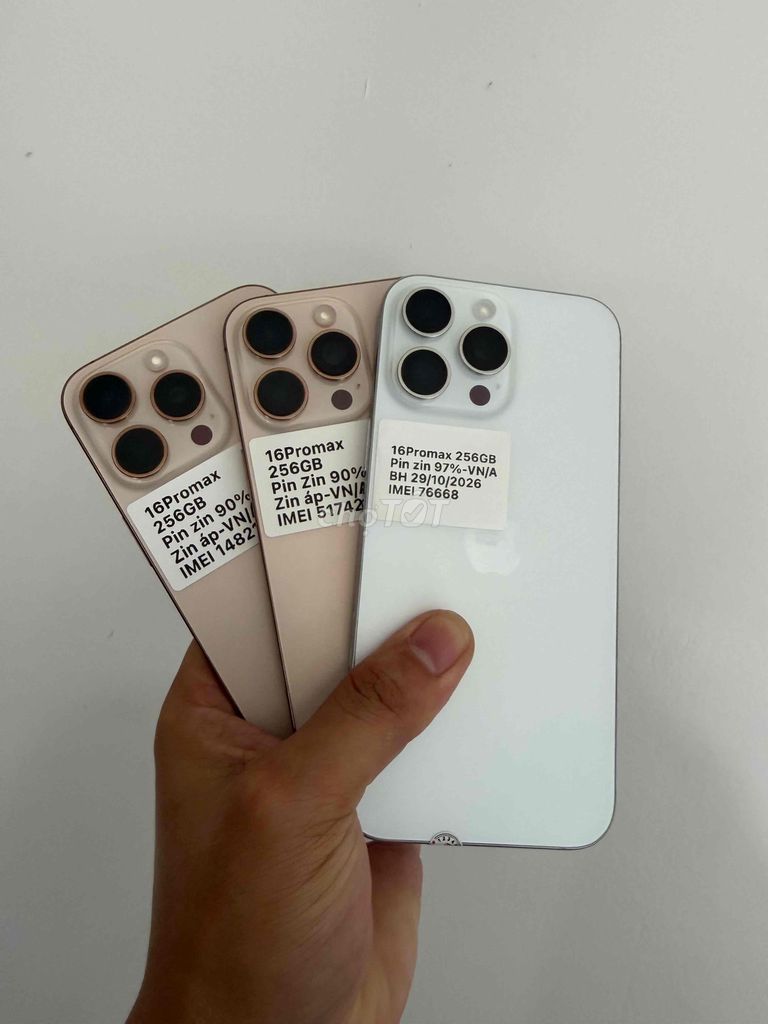Apple iPhone 16 Promax 256GB Vàng đồng, Bạc VN/A. Mua bán Điện thoại tại Quận Cẩm Lệ Đà Nẵng được đăng bởi HOÀNG SỸ APPLE hình 1