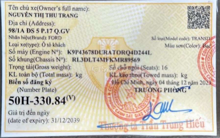 TRANSIT SVP SX T12/2019 101000KM CHUYÊN CHỞ CBCNV. Mua bán Ô tô tại Quận Bình Tân Tp Hồ Chí Minh được đăng bởi Lê Tử can  hình 18