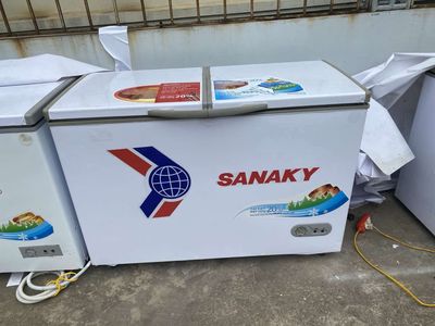 Tủ đông Sanaky 2 chế độ 400l dàn lạnh bằng ốngđồng