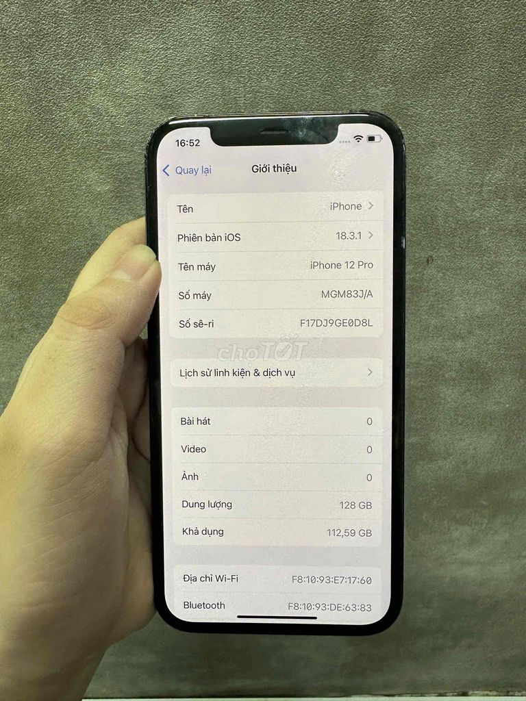 iPhone 12 Pro 128GB Xanh Đã sử dụng. Mua bán Điện thoại tại Quận 7 Tp Hồ Chí Minh được đăng bởi miss Bongg hình 1