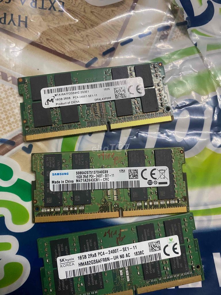 Ram Laptop 16G ddr4 bus 2400mhz hàng us keng zin