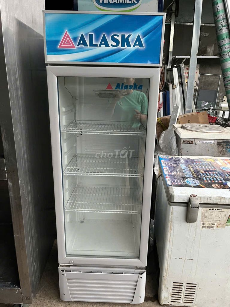 Thanh lý tủ mát ALASKA  300 lít, bh 6 tháng