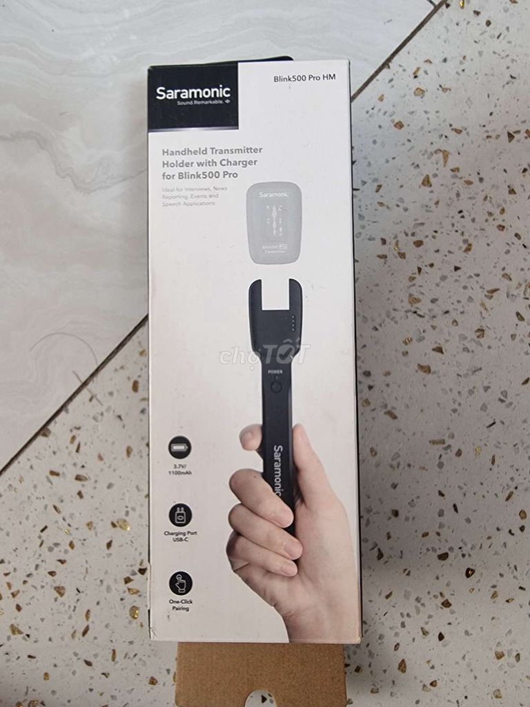 Tay cầm micro Saramonic Blink500 Pro HM Đen. Mua bán Tivi, Âm thanh tại Quận 11 Tp Hồ Chí Minh được đăng bởi Ruby Đen hình 1