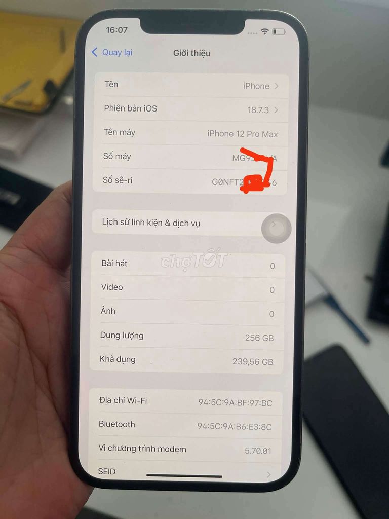 iPhone 12 Pro Max 256GB Xanh. Mua bán Điện thoại tại Thành phố Nam Định Nam Định được đăng bởi Thắng Nguyễn hình 1