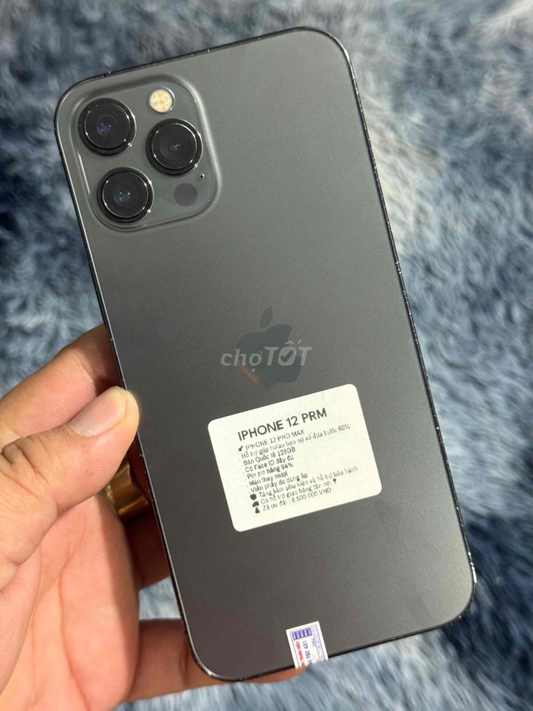 iPhone 12 Pro Max 128GB Xám 94%. Mua bán Điện thoại tại Huyện Trảng Bom Đồng Nai được đăng bởi Hồ Trung Hiếu hình 1