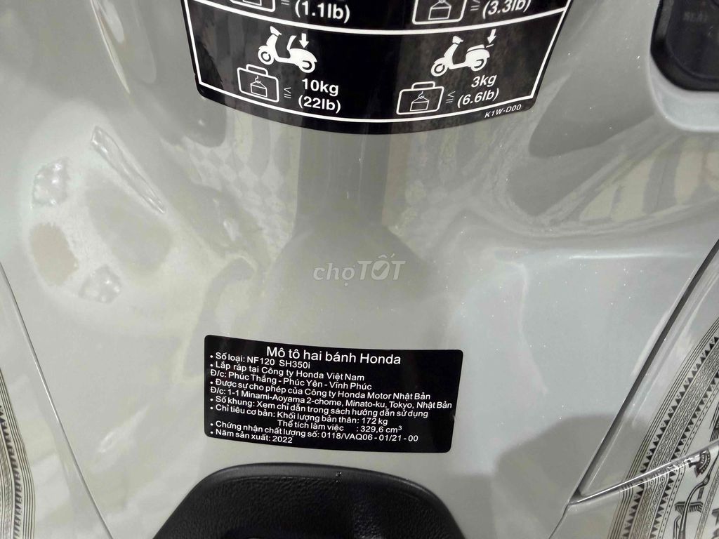 Sh 350 sx 2022 máy thái siêu lưới 5000km. Mua bán Xe máy tại Quận Ngô Quyền Hải Phòng được đăng bởi Dương Vũ hình 11