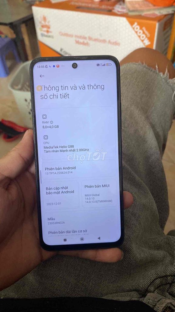 Xiaomi Redmi 12 128GB Đen zin máy nhà su dụng. Mua bán Điện thoại tại Quận Tân Phú Tp Hồ Chí Minh được đăng bởi Thành Đạt hình 1