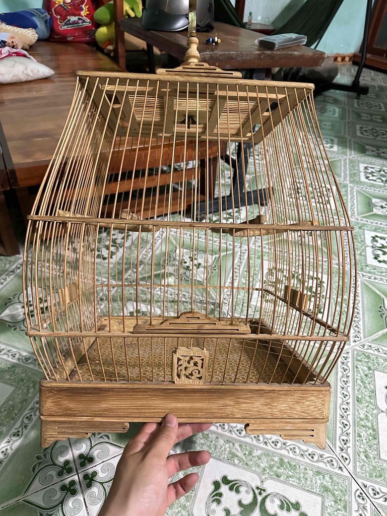 Lồng chim chào mào tre Nâu. Mua bán Phụ kiện, Thức ăn, Dịch vụ tại Thị xã Bến Cát Bình Dương được đăng bởi Thanh Lưu hình 1