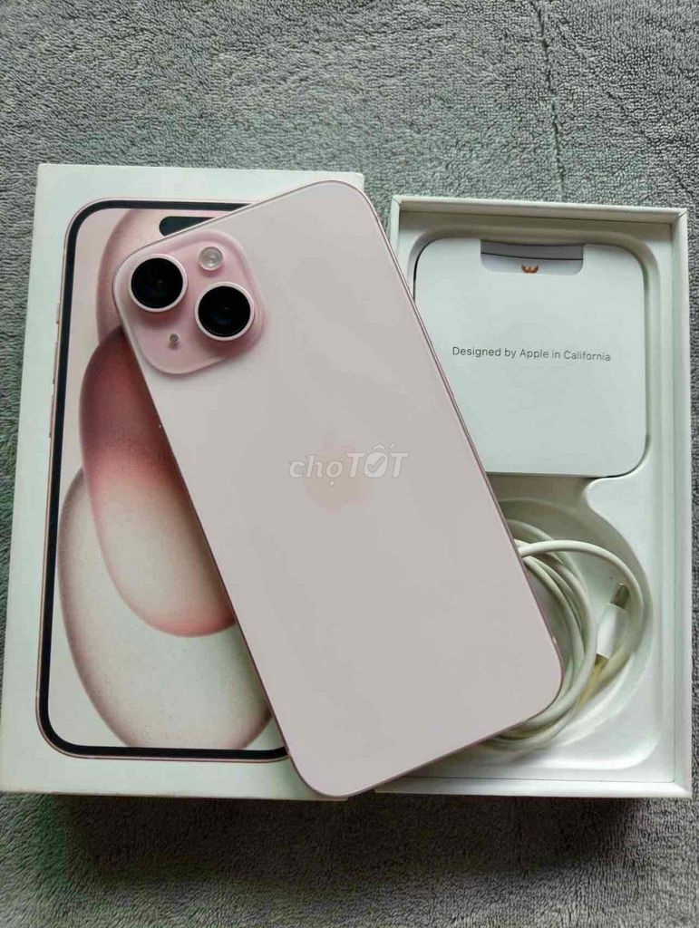 iPhone 15 Plus 256GB Hồng FULLBOX BH APPLE 08/2025. Mua bán Điện thoại tại Quận 10 Tp Hồ Chí Minh được đăng bởi iStockHCM hình 1