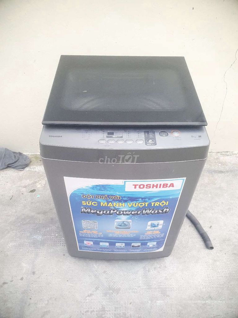 Máy giặc toshiba 8kg zin có bảo hành