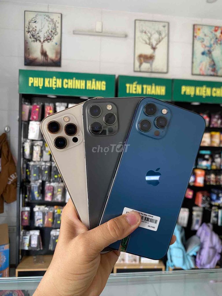 Apple iPhone 12 Pro Max 128GB/256GB Xám, Xanh Mới. Mua bán Điện thoại tại Thành phố Long Xuyên An Giang được đăng bởi nguyen anh tai hình 1