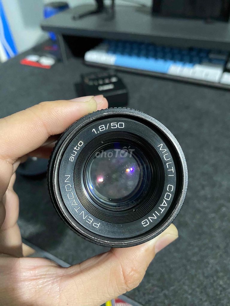 Ống kính Pentacon 50mm f1.8 MF kèm ngàm chuyển EF. Mua bán Máy ảnh, Máy quay tại Huyện Gò Dầu Tây Ninh được đăng bởi phong hình 1
