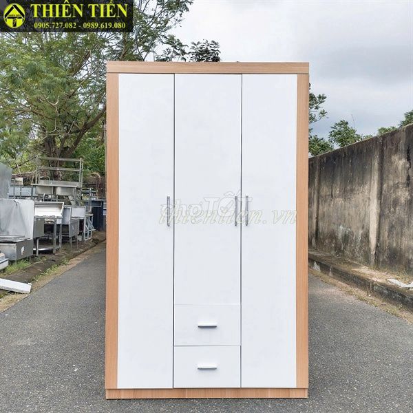 Tủ quần áo 3 cánh NHẠT 195 (Hàng MỚI 100%). Mua bán Tủ, kệ gia đình tại Quận Cẩm Lệ Đà Nẵng được đăng bởi Huỳnh Hà  hình 1