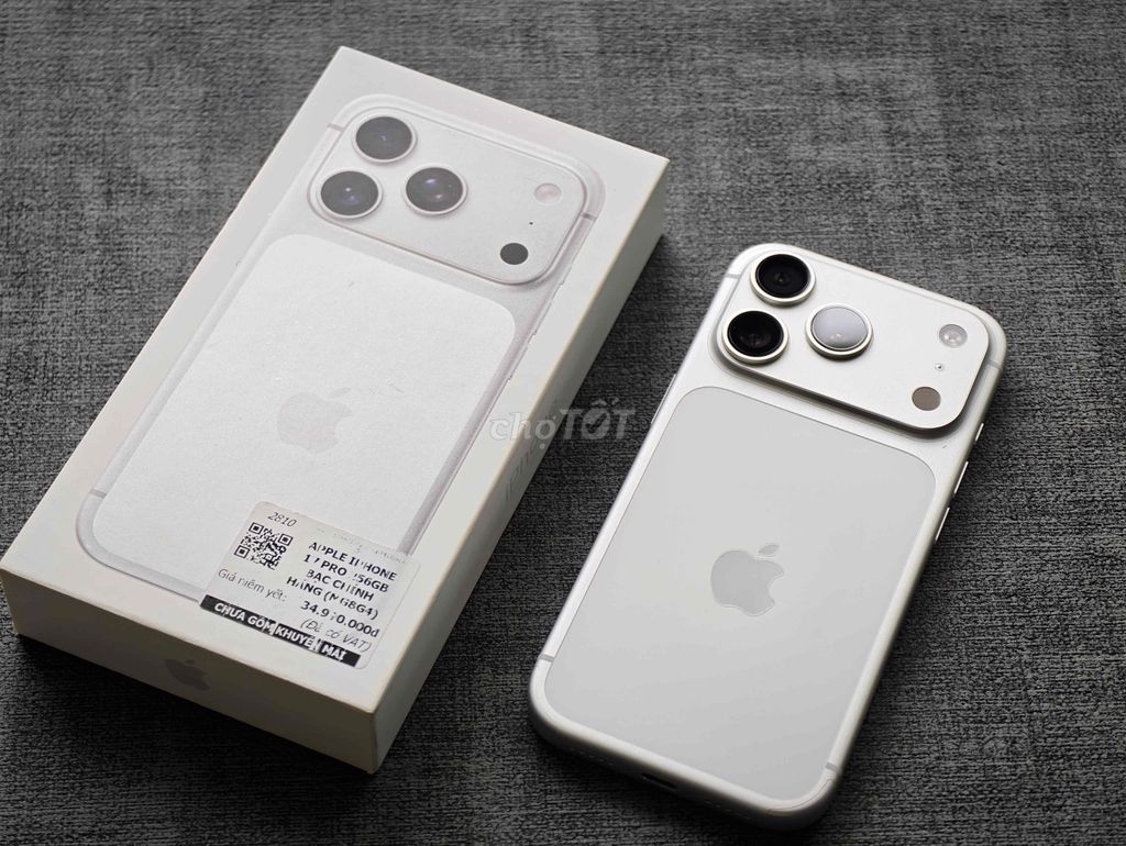 IPhone 17 Pro Trắng 256GB ZP/A Like New Fullbox. Mua bán Điện thoại tại Quận 3 Tp Hồ Chí Minh được đăng bởi Minh Anh hình 1