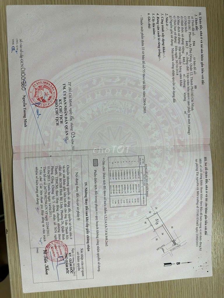 MẶT TIỀN VƯỜN LÀI 848M2 30TỶ