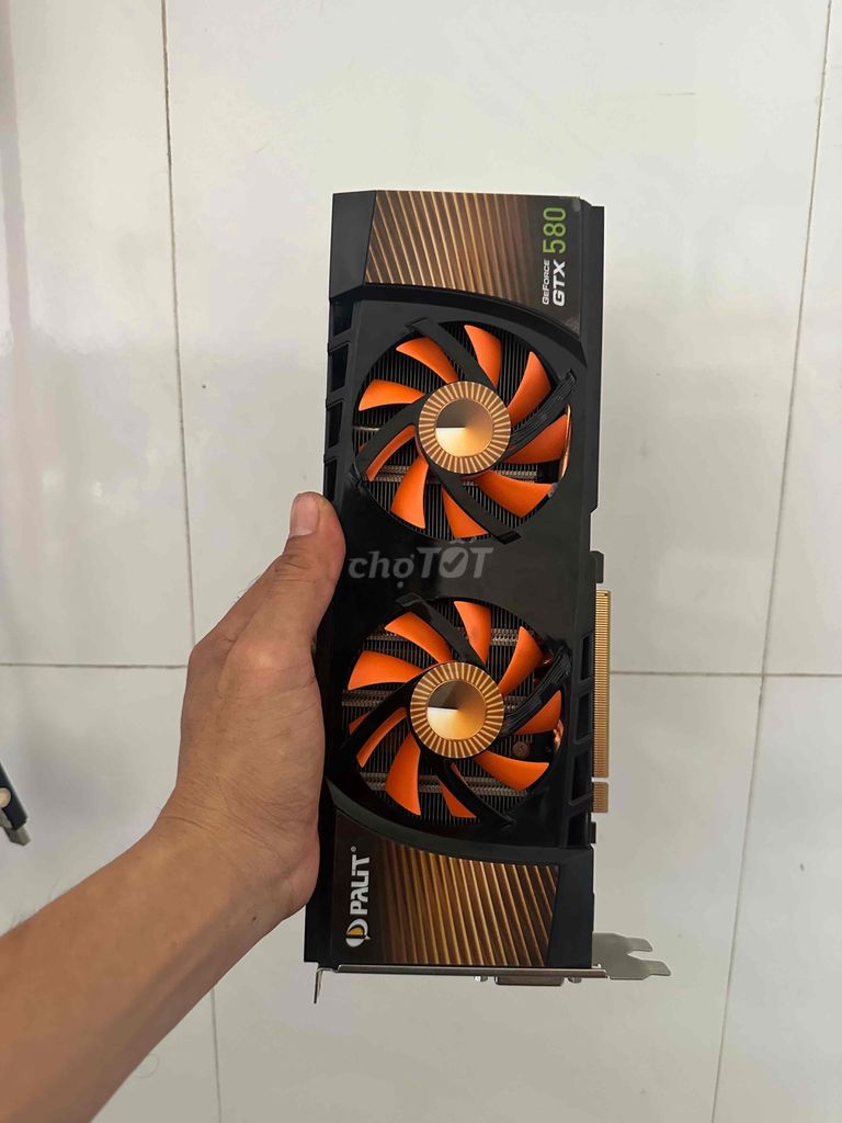 Palit GTX 580 3GB 384Bit hàng tháo máy đẹp