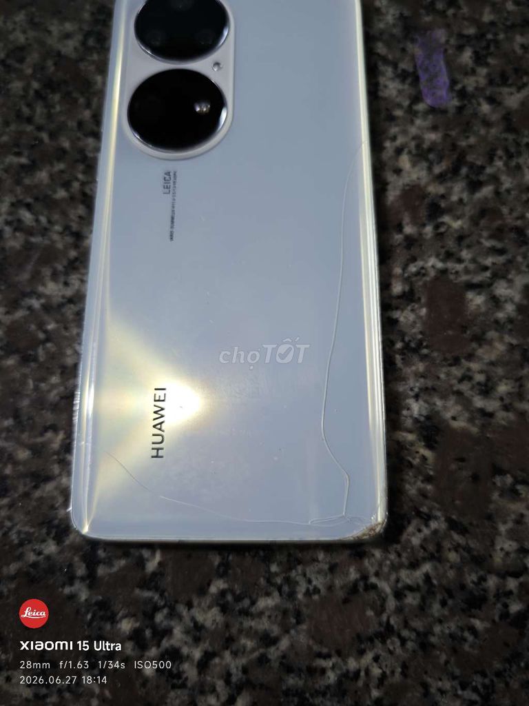 Huawei P50 Pro Trắng Nứt lưng. Mua bán Điện thoại tại Thành phố Buôn Ma Thuột Đắk Lắk được đăng bởi Scare VN hình 1