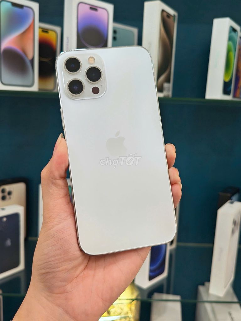 iPhone 12 Pro Max 128GB Trắng QT Zin Áp Pin 91. Mua bán Điện thoại tại Quận Phú Nhuận Tp Hồ Chí Minh được đăng bởi TYMO Việt Nam hình 1