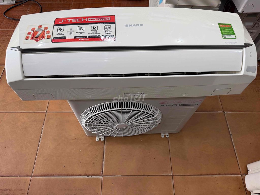 Máy lạnh Sharp J-tech Inverter 1.5 HP Thái Lan. Mua bán Máy lạnh, điều hoà tại Quận 8 Tp Hồ Chí Minh được đăng bởi Công Ty TNHH TM DV VT Kỹ Thuật  Hoàng Phúc hình 1