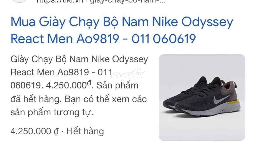 nike react size 42,5 chính hãng chuyên run