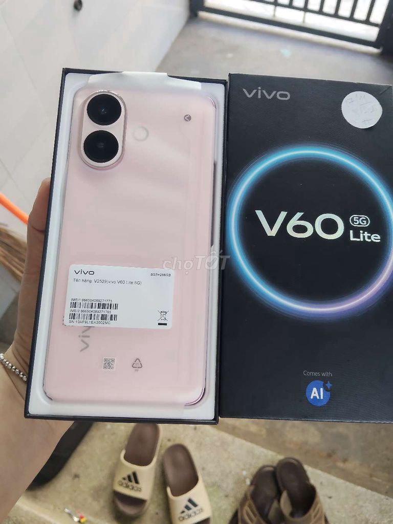 Vivo V60 Lite 5G 256GB Hồng Mới. Mua bán Điện thoại tại Thành phố Biên Hòa Đồng Nai được đăng bởi Lai Dang hình 1