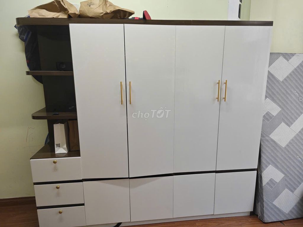 Tủ quần áo gỗ 5 cánh. Mua bán Tủ, kệ gia đình tại Quận Ba Đình Hà Nội được đăng bởi Hiệu Qủa Nhất Chữa Nói Lắp hình 1