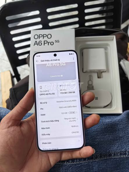 Oppo A6 Pro 5G 256GB Hồng. Mua bán Điện thoại tại Quận 5 Tp Hồ Chí Minh được đăng bởi Hội Đồ Điện Tử hình 1