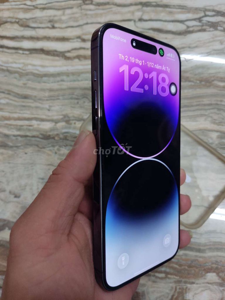 Apple iPhone 14 Pro Max Tím Mỹ. Mua bán Điện thoại tại Huyện Mộ Đức Quảng Ngãi được đăng bởi Đức Luân hình 1