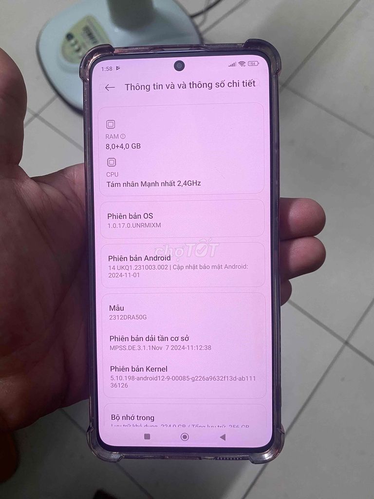 Xiaomi Redmi Note 13 Pro 5G 256GB Tím. Mua bán Điện thoại tại Huyện Trảng Bom Đồng Nai được đăng bởi an hình 1
