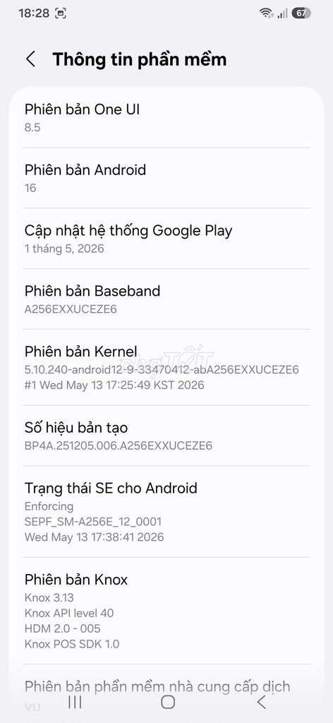 Samsung Galaxy A25 5G 8GB/128GB Vàng. Mua bán Điện thoại tại Quận 3 Tp Hồ Chí Minh được đăng bởi Phuoc thanh Le hình 1