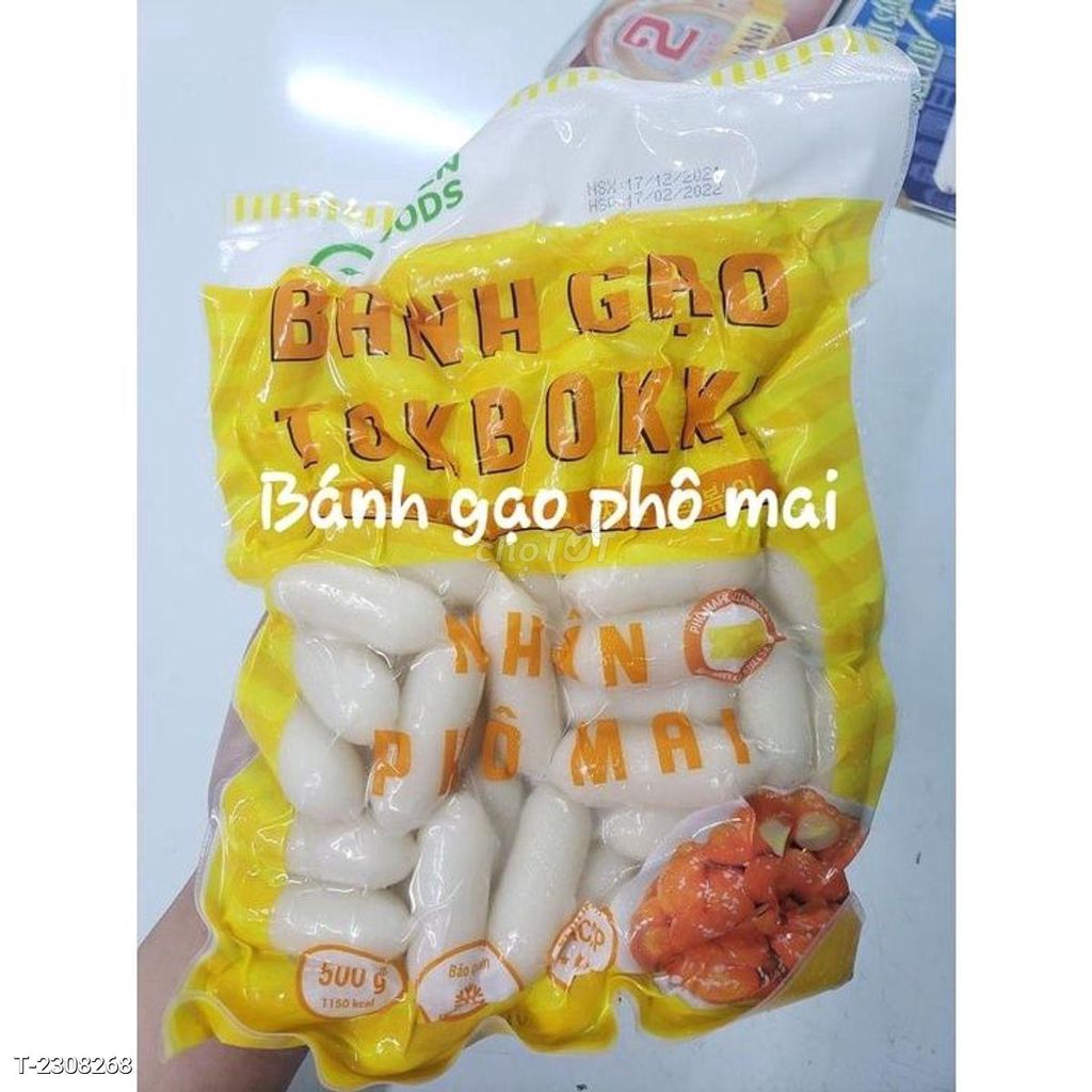 Tokbokki Nhân Phô Mai Hàn Quốc 500gr (Giao tphcm). Mua bán Đồ ăn, thực phẩm và các loại khác tại Quận 8 Tp Hồ Chí Minh được đăng bởi Siêu thị Anh Tú 88 hình 1