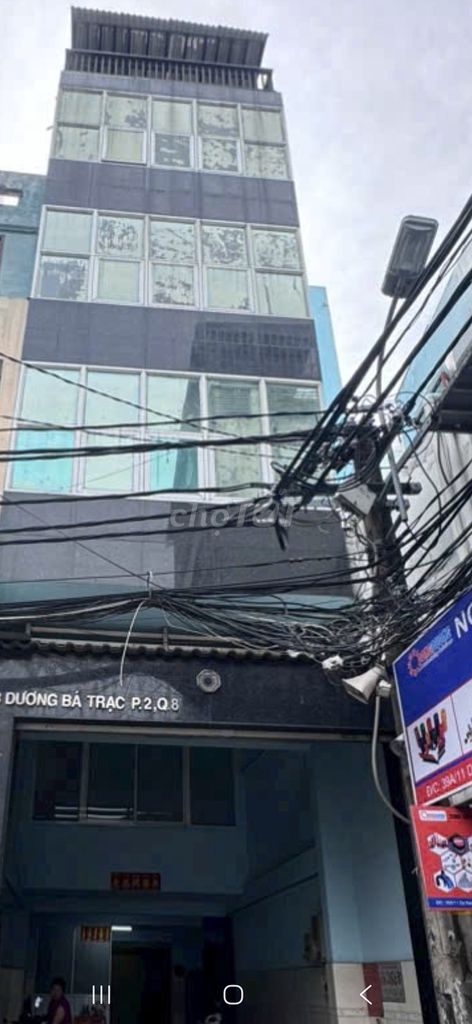  nhà 6 tầng, T máy, 20P cho thuê, 2MT hẻm xe tải, Dươn Bá Trạc, P2,Q8
