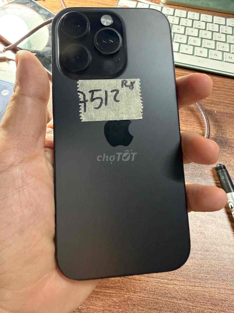 iPhone 16 Pro 128GB Đen Đã sử dụng. Mua bán Điện thoại tại Quận 11 Tp Hồ Chí Minh được đăng bởi Thế Giới Táo hình 1