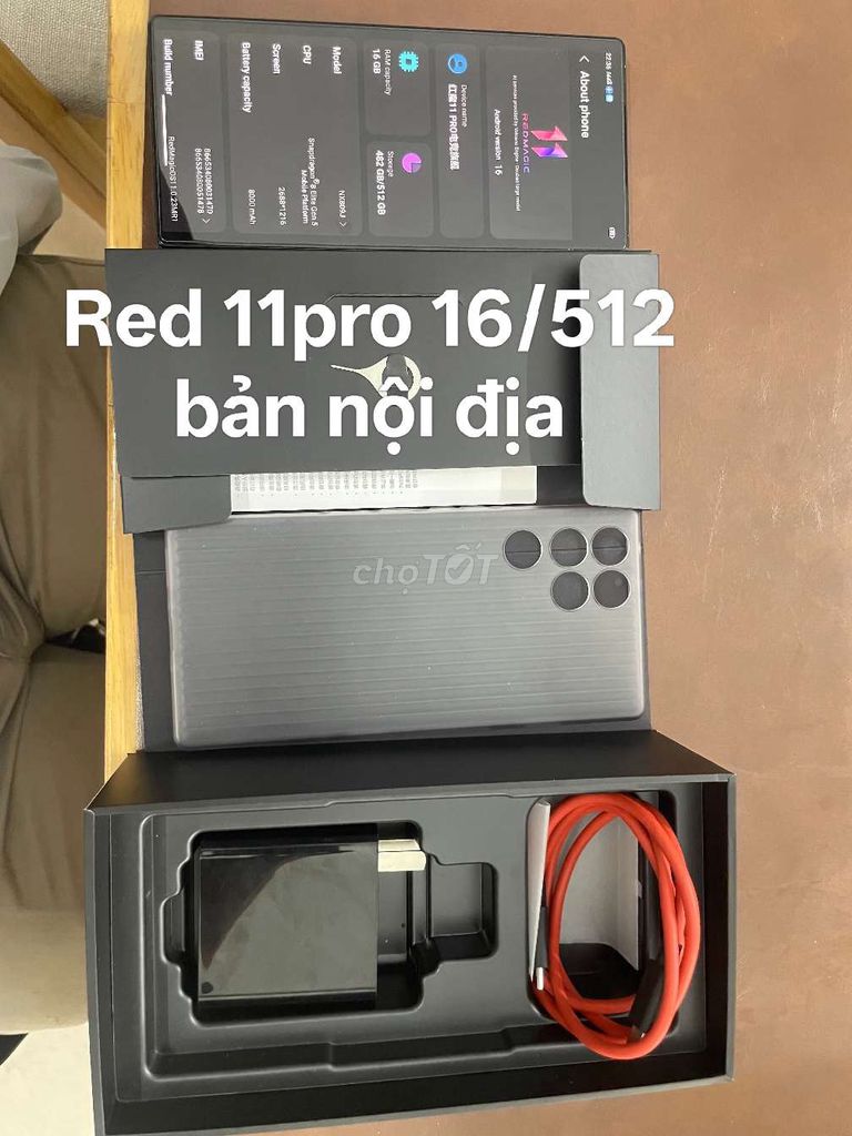 Redmagic 11 Pro 16/512GB Đen Fullbox. Mua bán Điện thoại tại Quận Thanh Xuân Hà Nội được đăng bởi Huy Huy Gaming Phone hình 1
