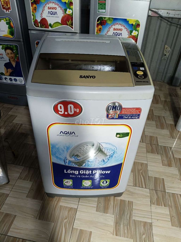 Máy giặt Sanyo Aqua 9kg.BH6 tháng.....