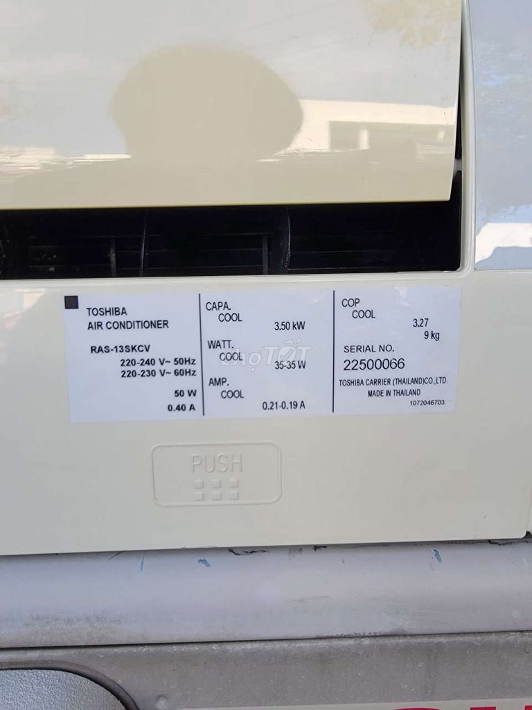 Máy lạnh cũ Toshiba 1.5HP Inverter (95%)