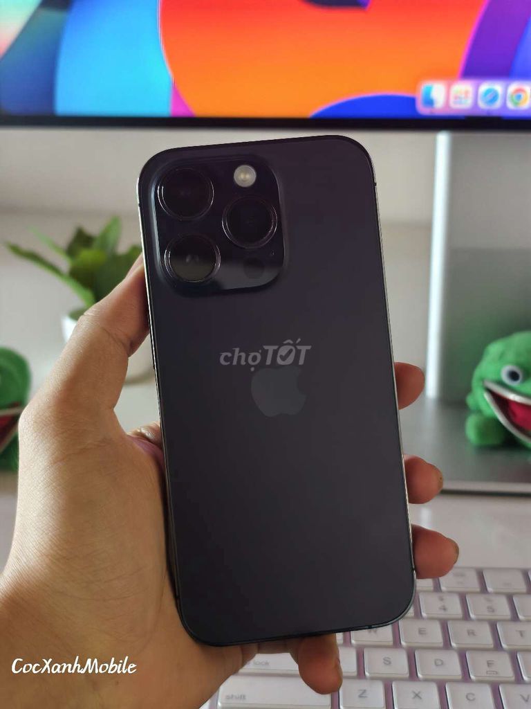Apple iPhone 14 Pro 128GB Tím Zin nguyên áp. Mua bán Điện thoại tại Quận Liên Chiểu Đà Nẵng được đăng bởi Minh Hiệp CócXanhMobile hình 1