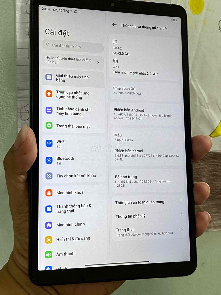 Xiaomi Redmi Pad SE 6GB/128GB 99% bh 14 tháng. Mua bán Máy tính bảng tại Quận Hải Châu Đà Nẵng được đăng bởi Linh  hình 1