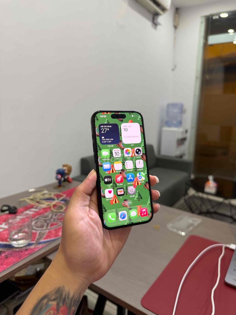 iPhone 15 Vc/a 128GB Pin 100% sạc 2L BH 6-2027. Mua bán Điện thoại tại Quận Cầu Giấy Hà Nội được đăng bởi Trung Kiên Trả Góp Bao Nợ Xấu hình 1