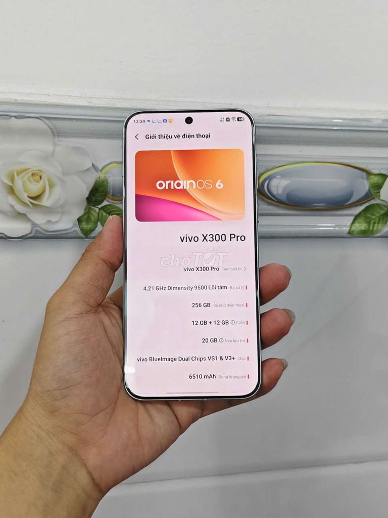 Vivo X300 Pro 256GB Xanh ngọc có giao lưu. Mua bán Điện thoại tại Quận Bình Tân Tp Hồ Chí Minh được đăng bởi Trân Trần hình 1