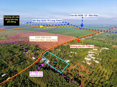 Bán đất 3792m2  ĐT 770B, xã Dầu Giây, kế bên là KCN Xuân Quế Sông Nhạn. Mua bán đất tại Huyện Thống Nhất Đồng Nai được đăng bởi Sơn Đồng Nai