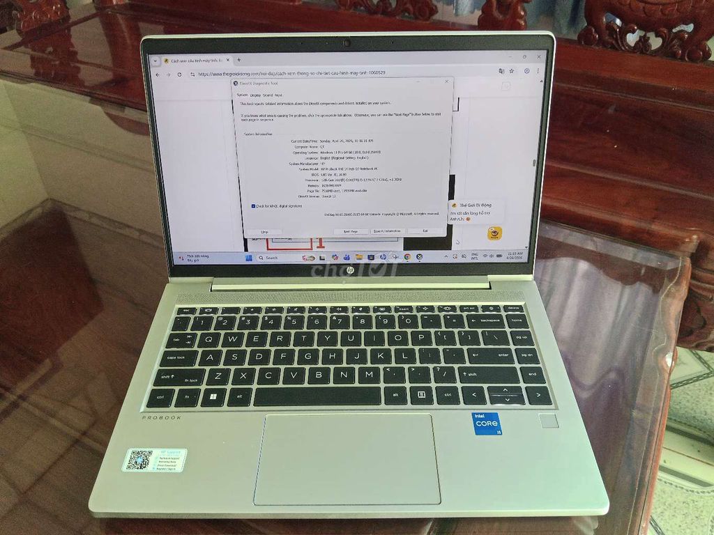 bán laptop HP đã qua sử dụng . Mua bán Laptop tại Huyện Cái Bè Tiền Giang được đăng bởi Quốc khanh hình 1