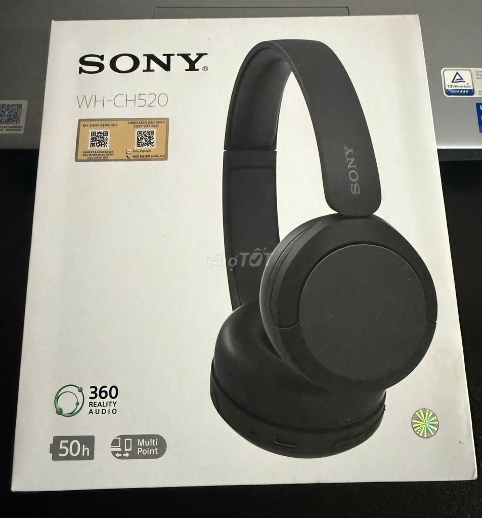 Tai nghe Sony WH-CH520 Đen. Mua bán Tivi, Âm thanh tại Quận Thanh Xuân Hà Nội được đăng bởi Hiep Pham hình 1